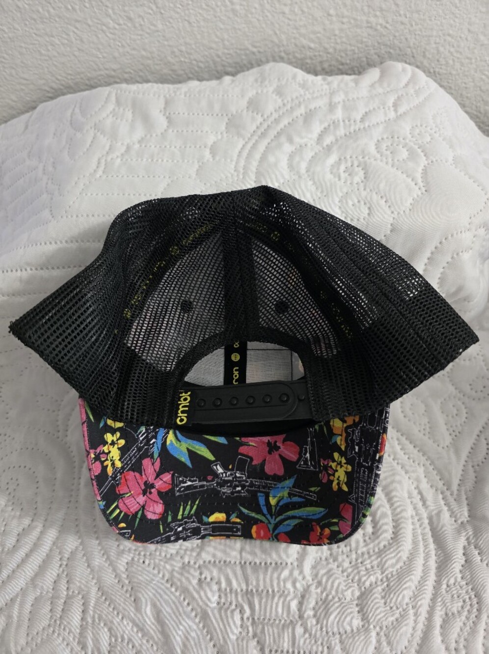 Combat Iron Feral Tactical Hawaiian Floral Ripstop Baseball Cap - Picture 4 of 4